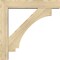 Ekena Millwork Imperial Block Rough Sawn Bracket w/ Offset Brace, Douglas Fir, 6"W x 30"D x 30"H BKT0604X30X30IMP05RDF - alternate 4
